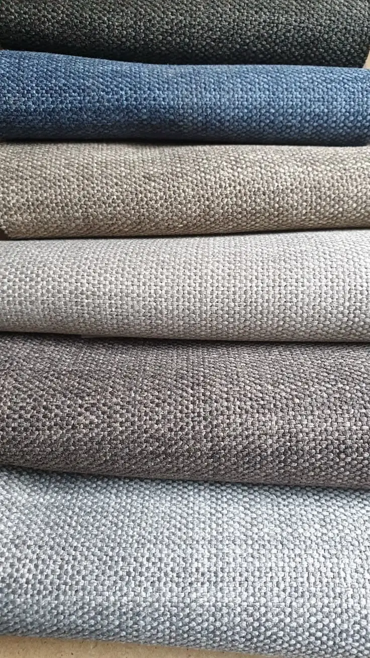 variety of fabrics to choose from